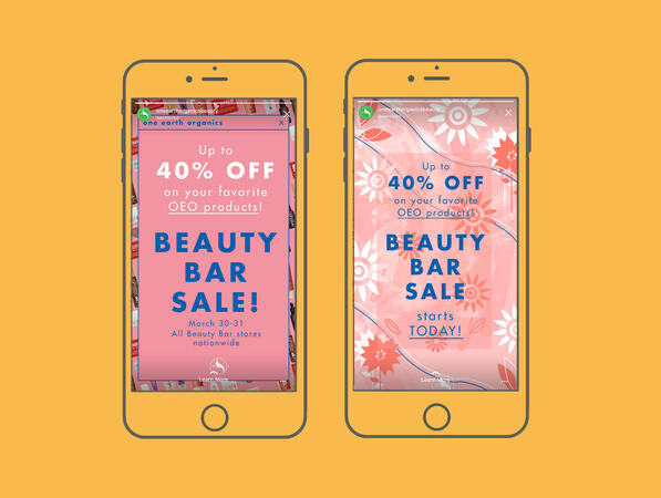 One Earth Organics - Instagram story ads